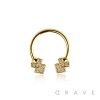 316L SURGICAL STEEL CZ ARROW HORSESHOE/SEPTUM